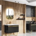 Roca Elita For All półka wisząca 40 black