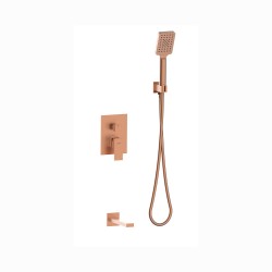 Valvex Ars zestaw wannowo-prysznicowy 2 funkcyjny satin copper.