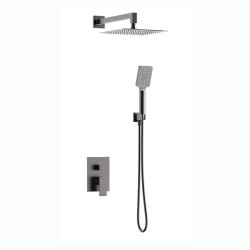 Valvex Ars zestaw natryskowy podtynkowy gun metal.