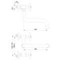 Invena Roma bateria wannowo-zlewozmywakowa-rys tech