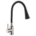 Invena Gabi bateria zlewozmywakowa elastyczna wylewka 2 funkcyjna inox