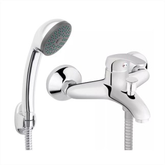 Ferro Basic bateria wannowa z kompletem natryskowym chrom