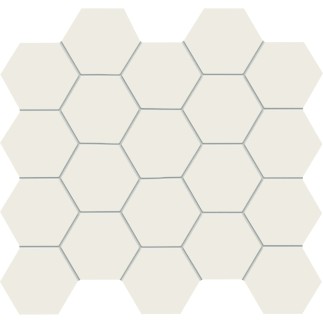 Tubądzin All In White white mozaika płytka ścienna 28,2x30,6