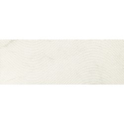 Tubądzin Organic Matt white 2 struktura płytka ścienna 32,8x89,8.
