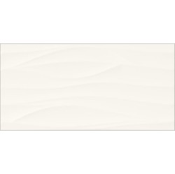 Cersanit PS 800 white satin wave structure płytka ścienna 29,8x59,8.