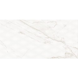 Cersanit PS 804 white glossy diamond structure płytka ścienna 29,8x59,8.
