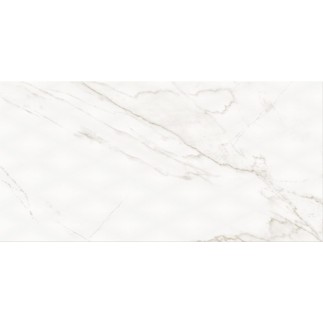 Cersanit PS 804 white glossy diamond structure płytka ścienna 29,8x59,8