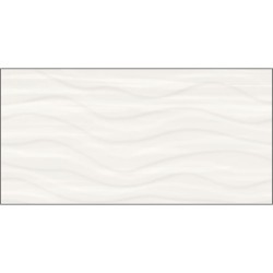 Cersanit PS 803 white satin wave structure płytka ścienna 29,8x59,8.