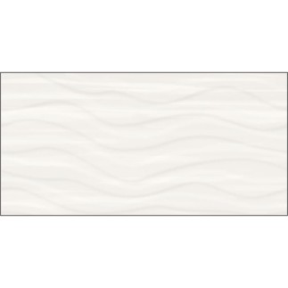 Cersanit PS 803 white satin wave structure płytka ścienna 29,8x59,8