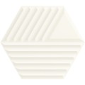 Paradyż Woodskin bianco heksagon struktura C płytka ścienna 19,8x17,1.
