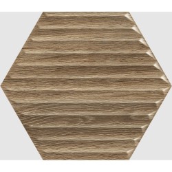 Paradyż Woodskin wood heksagon struktura B płytka ścienna 19,8x17,1.