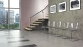 Opoczno Milton grey steptread płytka gresowa 29,7x29,7 - aranżacja.