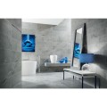 Tubądzin Organic Matt grey płytka ścienna 32,8x89,8 - aranżacja.