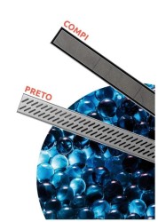 Wiper Pearl Drain odpływ liniowy 60 cm wzór preto chrom.