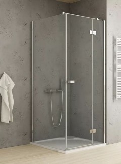 New Trendy Reflexa kabina prysznicowa kwadratowa 90x90 cm prawa