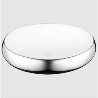 Invena Fresco umywalka nablatowa 59 x 41 cm biały/chrom