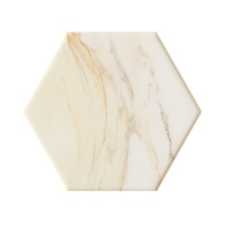 Domino Flare white hex płytka ścienna 12,5 x 11