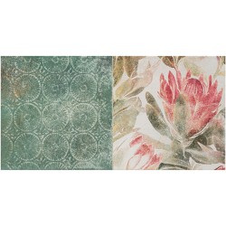 Domino Margot flower C inserto płytka ścienna 30,8 x 60,8.