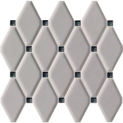 Tubądzin Abisso mozaika grey płytka ścienna 29,8x27.
