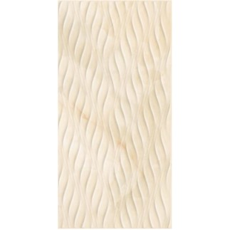 Paradyż Illusion beige struktura połysk płytka ścienna 30 x 60 cm