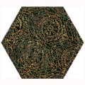 Paradyż Urban Coours green heksagon dekor A płytka ścienna 19,8 x 17,1 cm.