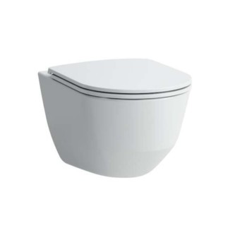 Laufen Pro A zestaw miska zawieszana rimless z deską slim wolnoopadającą