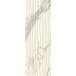 Paradyż Serene bianco struktura płytka ścienna 25 x 75 cm.
