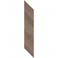 Paradyż Wildland dark dekor chevron lewy płytka gresowa 14,8 x 88,8 cm.