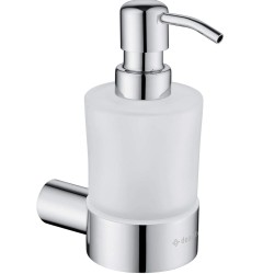 Deante Round dozownik mydła ścienny chrom.