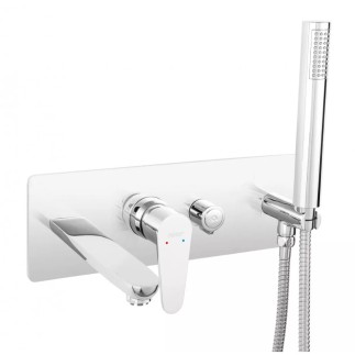 Ferro Algeo bateria wannowa podtynkowa chrom