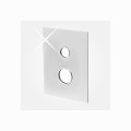 Ferro Algeo Square Box bateria natyskowa podtynkowa chrom.
