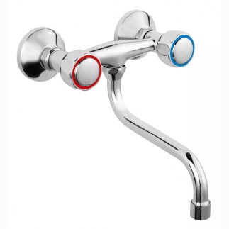 Ferro Standard bateria zlewozmywakowa ścienna chrom