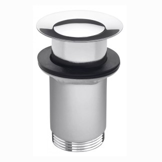 Ferro korek clik-clak mosiężny okrągły bez przelewu chrom