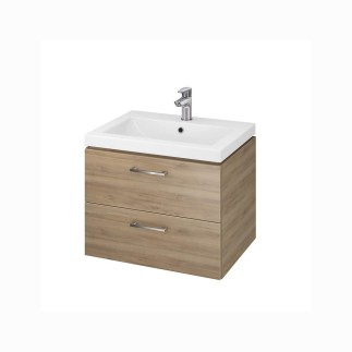 Cersanit Lara zestaw szafka z umywalką orzech 60 cm DSM