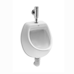Roca Mini pisuar bez pokrywy z dopływem z góry.