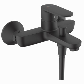 Hansgrohe Vernis Blend bateria wannowa ścienna czarna