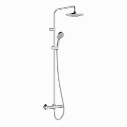 Hansgrohe Vernis Blend Showerpipe deszczownia z baterią termostatyczną chrom.