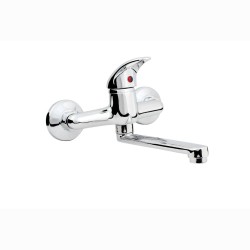 Hydroland Jowisz bateria umywalkowa ścienna chrom.