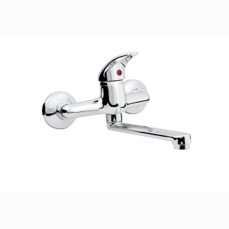 Hydroland Jowisz bateria umywalkowa ścienna chrom