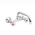 Hydroland Standart bateria umywalkowa ścienna chrom.