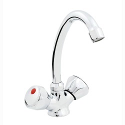 Hydroland Standart bateria umywalkowa stojąca chrom.
