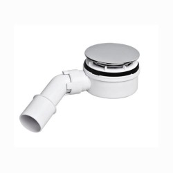 McAlpine syfon brodzikowy niski czyszczony od góry chrom.