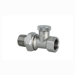 Valvex zawór grzejnikowy prosty odcinający 1/2".