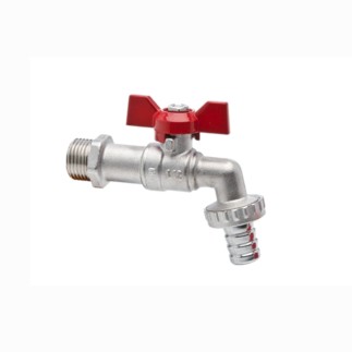 Valvex zawór kulowy czerpalny 1" niklowany