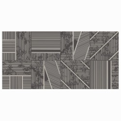 Domino Duo graphite inserto A płytka ścienna 29,8x59,8 cm.