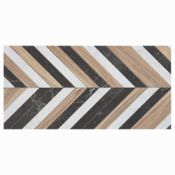 Domino Lily geo inserto płytka ścienna 59,8x59,8 cm.