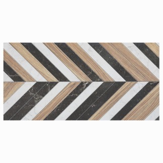 Domino Lily geo inserto płytka ścienna 29,8x59,8 cm