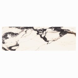Opoczno Med Santis white stone glossy płytka ścienna 24x74 cm.