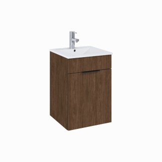 Elita Qubo Plus zestaw szafka z umywalką 40 cm orzech lincoln