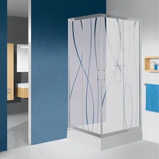 Sanplast KN/TX5b kabina prysznicowa narożna 90 cm szkło W15